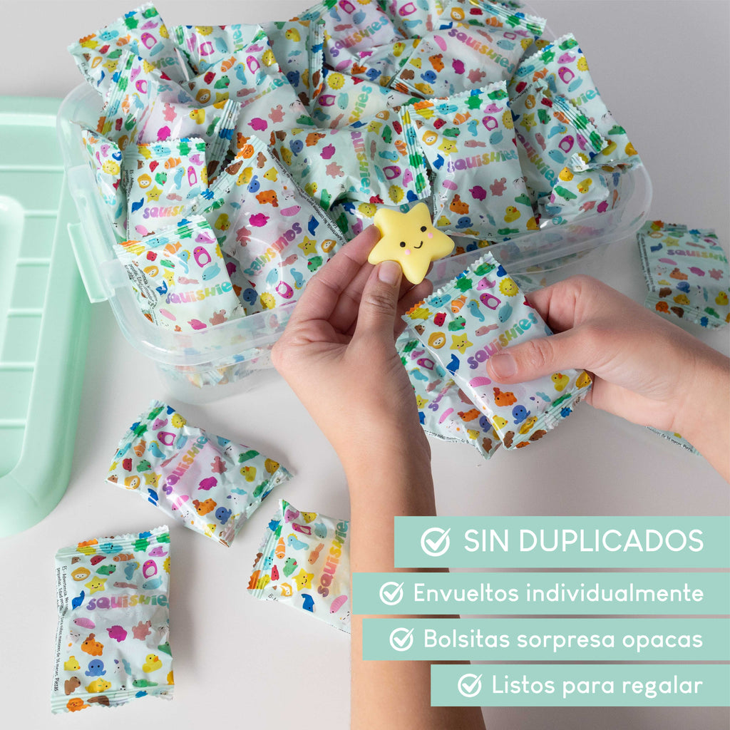 Squishies - Pack de 80 detalles de cumpleaños