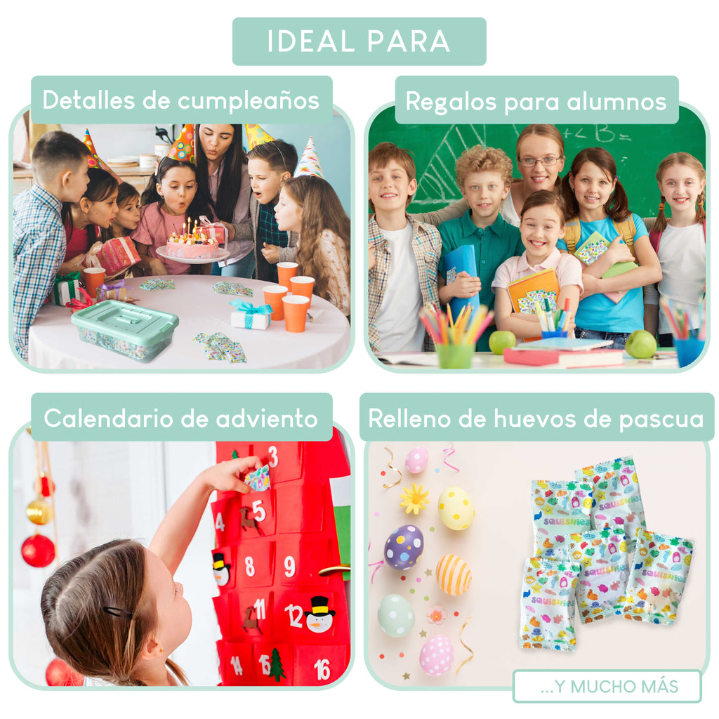 Squishies - Pack de 80 detalles de cumpleaños