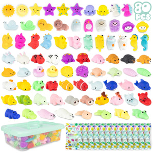 Squishies - Pack de 80 detalles de cumpleaños