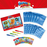 Packaging especial de SuperZings para regalos a los invitados de la celebracion. Regalo para niños. Regalos para la vuelta al cole